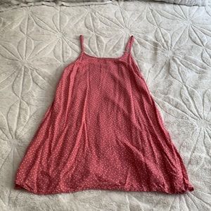 Pink and white polkadot dress!🤍💕